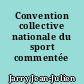 Convention collective nationale du sport commentée