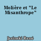 Molière et "Le Misanthrope"
