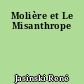 Molière et Le Misanthrope