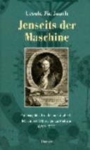 Jenseits der Maschine : Philosophie, Ironie und Ästhetik bei Julien Offray de la Mettrie (1709-1751)