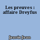 Les preuves : affaire Dreyfus