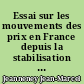 Essai sur les mouvements des prix en France depuis la stabilisation monétaire (1927-1935)