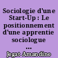 Sociologie d'une Start-Up : Le positionnement d'une apprentie sociologue intervenante dans une structure de conseil alternative