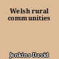 Welsh rural communities