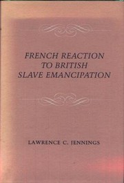 French reaction to British slave emancipation