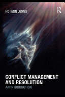 Conflict Management and Resolution : An introduction