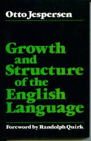 Crowth and structure of the english language