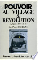 Pouvoir au village et Révolution : Artois, 1760-1848