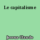 Le capitalisme