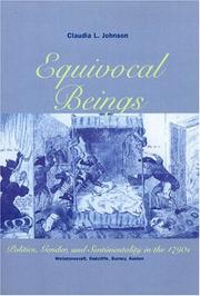 Equivocal beings : politics, gender, and sentimentality in the 1790s : Wollstonecraft, Radcliffe, Burney, Austen