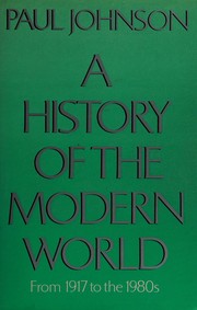 A History of the modern world : from 1917 to the 1980s