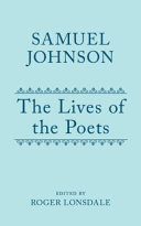 The lives of the most eminent poets : with critical observations on their works