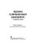 Reading comprehension assessment : a cognitive basis
