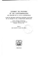 Gilbert de Poitiers et ses contemporains : aux origines de la 'Logica modernorum' : actes du