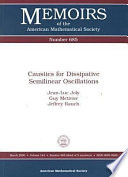 Caustics for dissipative semilinear oscillations