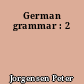 German grammar : 2