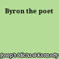 Byron the poet