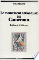 Le mouvement nationaliste au Cameroun : les origines sociales de l'U.P.C.