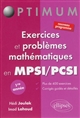 Exercices et problèmes mathématiques en MPSI-PCSI : 1re année
