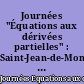 Journées "Équations aux dérivées partielles" : Saint-Jean-de-Monts, 2 au 5 juin 1998