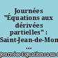 Journées "Équations aux dérivées partielles" : Saint-Jean-de-Monts, 2 juin au 6 juin 1997