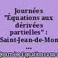 Journées "Équations aux dérivées partielles" : Saint-Jean-de-Monts, 2-6 juin 1980