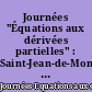 Journées "Équations aux dérivées partielles" : Saint-Jean-de-Monts, 5 au 9 juin 1989