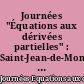 Journées "Équations aux dérivées partielles" : Saint-Jean-de-Monts, 6-10 juin 1983