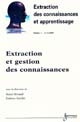 Extraction et gestion des connaissances : EGC'2001