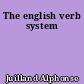 The english verb system