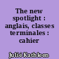 The new spotlight : anglais, classes terminales : cahier d'exercices