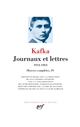 Journaux et lettres (1914-1924)