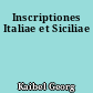 Inscriptiones Italiae et Siciliae