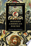 The Cambridge companion to modern American poetry