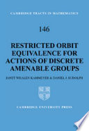 Restricted orbit equivalence for actions of discrete amenable groups