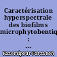 Caractérisation hyperspectrale des biofilms microphytobentiques : cartographie de la biomasse de la micro à la macro échelle
