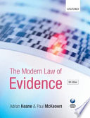 The modern law of evidence