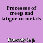 Processes of creep and fatigue in metals