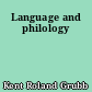 Language and philology