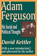 Adam Ferguson : his social and political thought