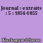 Journal : extraits : 5 : 1854-1855