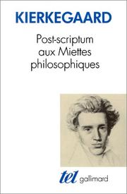 Post-scriptum aux "Miettes philosophiques"