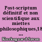 Post-scriptum définitif et non scientifique aux miettes philosophiques,1846 : Vol. II