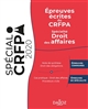 Épreuves écrites du CRFPA : spécialité droit des affaires