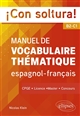 ¡Con soltura! : Manuel de vocabulaire thématique espagnol-français B2-C1