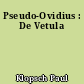 Pseudo-Ovidius : De Vetula
