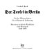 Der Teufel in Berlin : von der Märzrevolution bis zu Bismarcks Entlassung : illustrierte politische Witzblätter einer Metropole 1848-1890