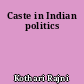 Caste in Indian politics