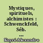 Mystiques, spirituels, alchimistes : Schwenckfeld, Séb. Franck, Weigel, Paracelse