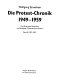 Die Protest-Chronik 1949-1959 : 3 : 1957-1959 : eine illustrierte Geschichte von Bewegung, Widerstand und Utopie